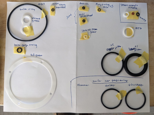 Argos Complete Overhaul O-Ring Kit